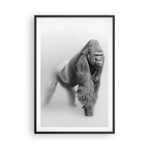 Poster in cornice nera - Sicuro della propria forza - 61x91 cm