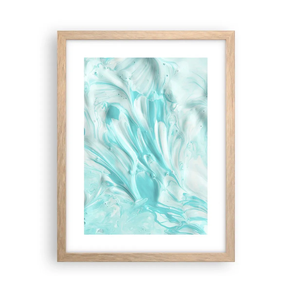 Poster in cornice rovere chiaro - Insieme per sempre - 30x40 cm