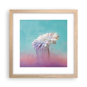 Poster in cornice rovere chiaro - L'aldilà dei fiori - 30x30 cm