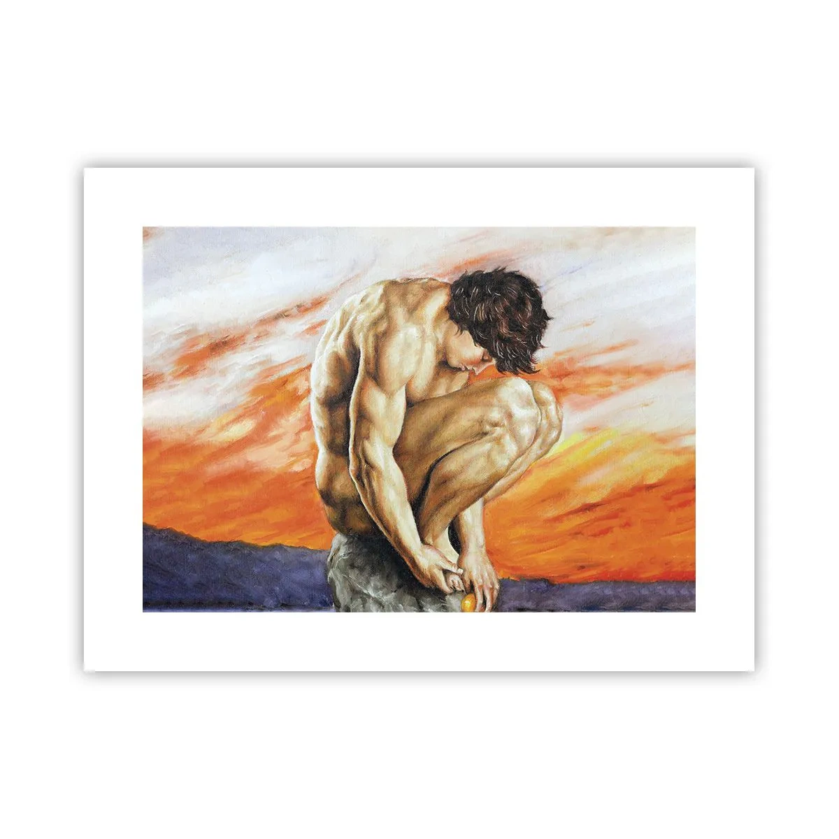 Poster - Immerso in se stesso - 40x30 cm