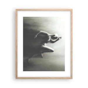 Poster in cornice rovere chiaro - Inarrestabile - 40x50 cm