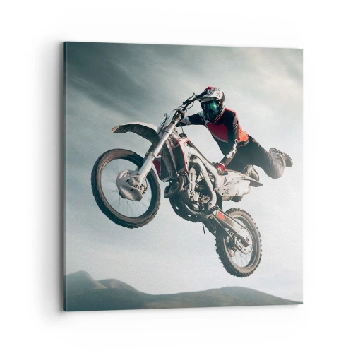 Quadro su tela - Stampe su Tela - No risk no fun - 70x70 cm