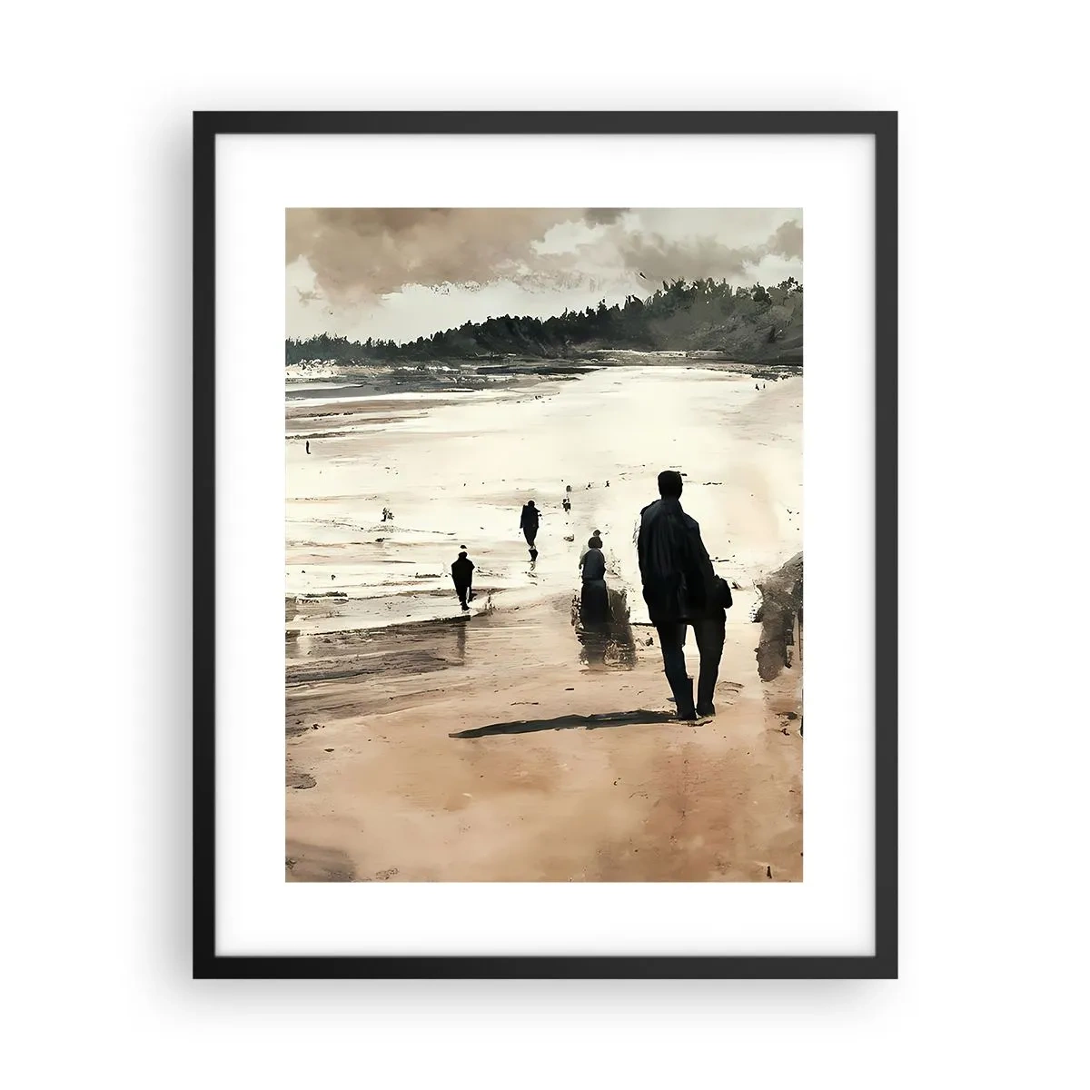 Poster in cornice nera - Convocati - 40x50 cm