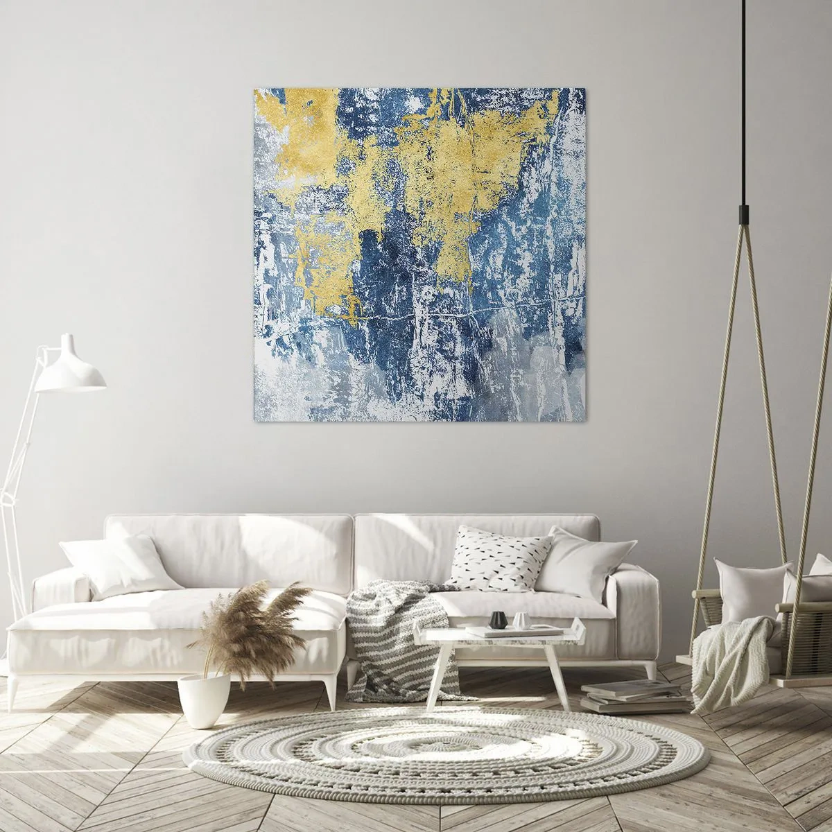 Quadro su tela - Stampe su Tela - Astrazione piena di ottimismo - 40x40 cm