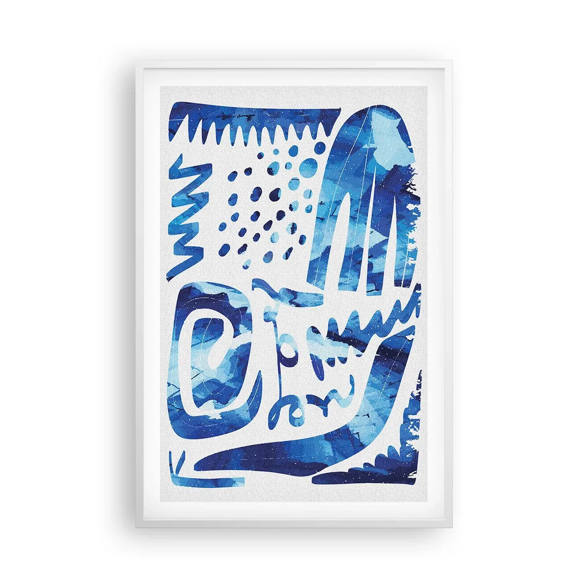 Poster in cornice bianca - Ritorno alle radici - 61x91 cm