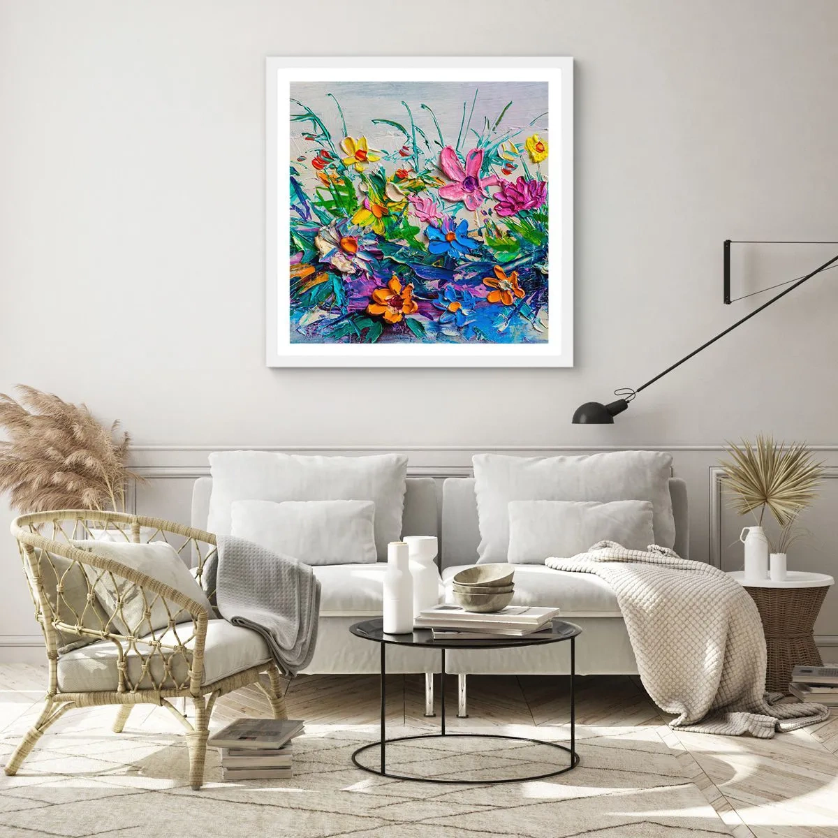 Poster in cornice bianca - Natura per niente morta - 50x50 cm