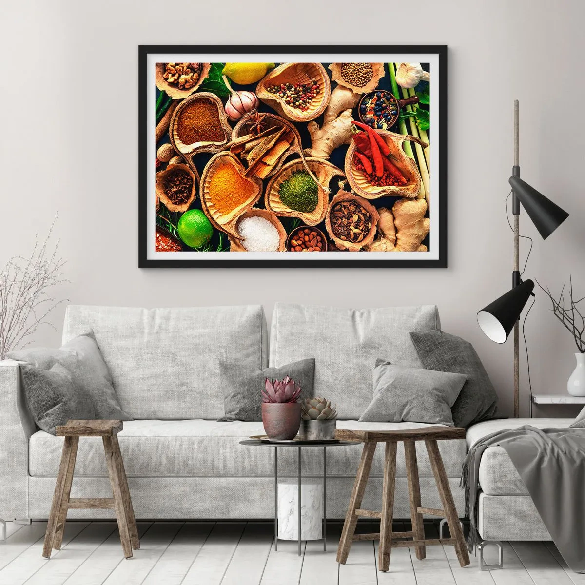 Poster in cornice nera - Prendi quello che vuoi - 50x40 cm