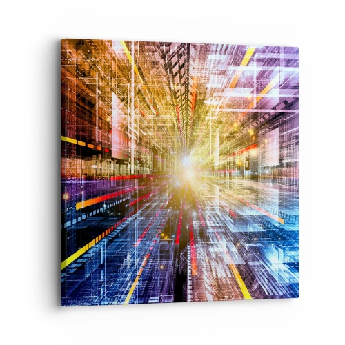 Quadro su tela - Stampe su Tela - Corridoio di luce - 30x30 cm