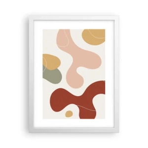 Poster in cornice bianca - Ghirigori - 30x40 cm