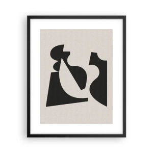 Poster in cornice nera - Kit di montaggio - 40x50 cm