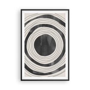 Poster in cornice nera - Proprio al centro - 61x91 cm
