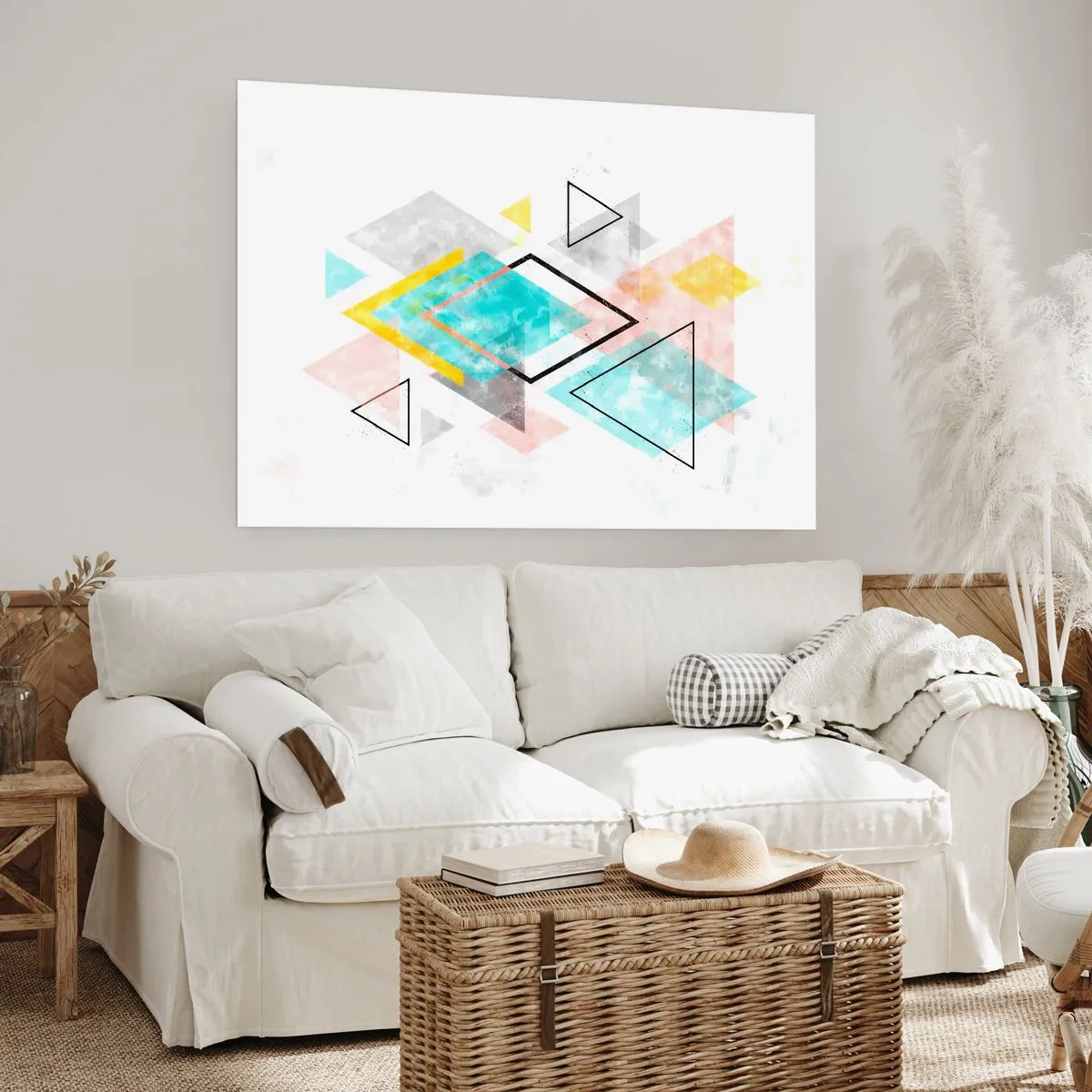 Poster - Gioco geometrico - 40x30 cm
