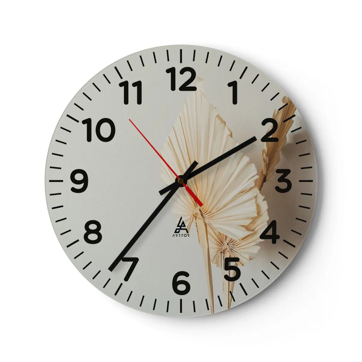 Orologio da parete - Orologio in Vetro - Quando serve il sollievo - 30x30 cm