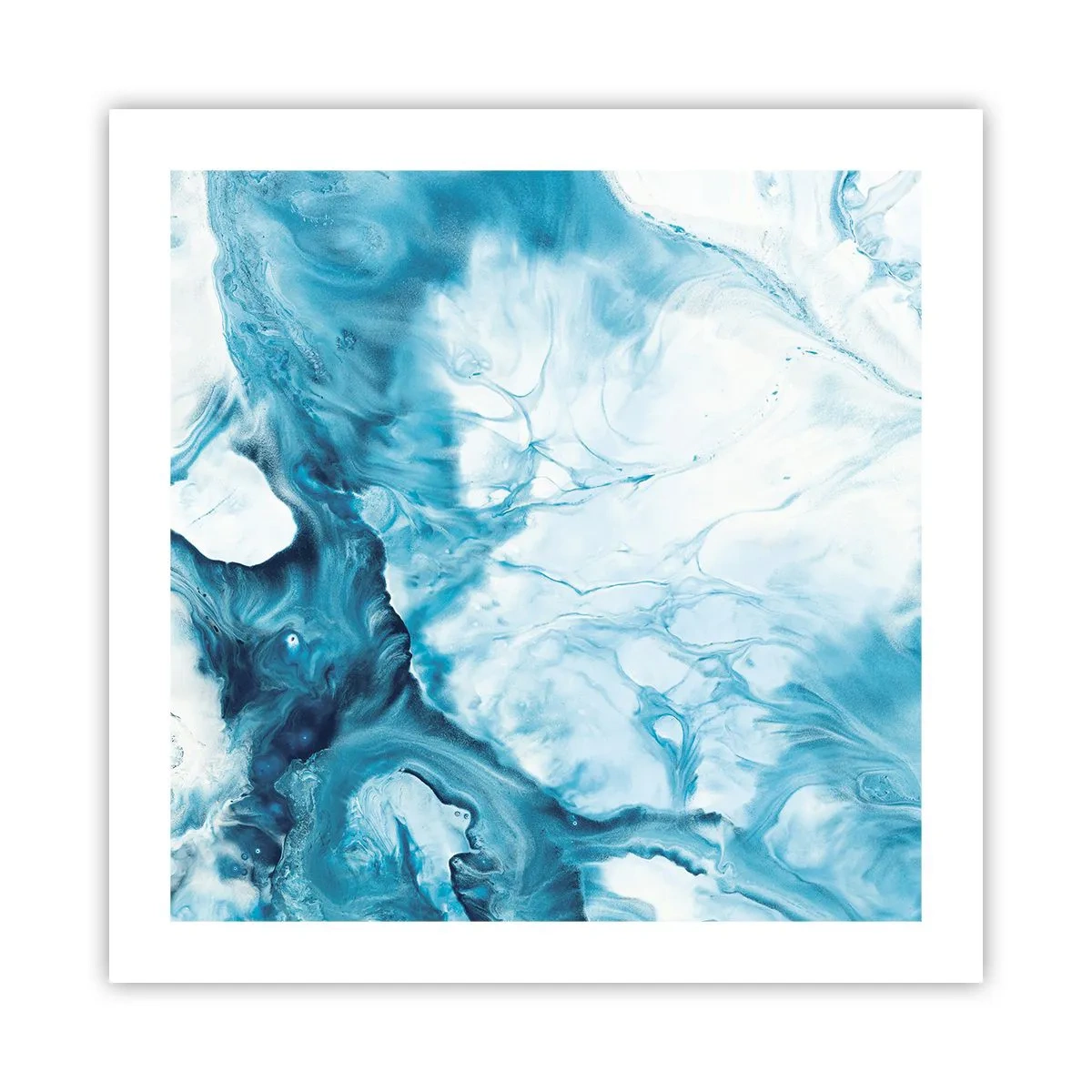 Poster - Concerto di blu - 50x50 cm