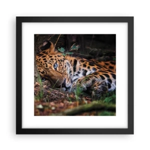 Poster in cornice nera - Fidati di me - 30x30 cm