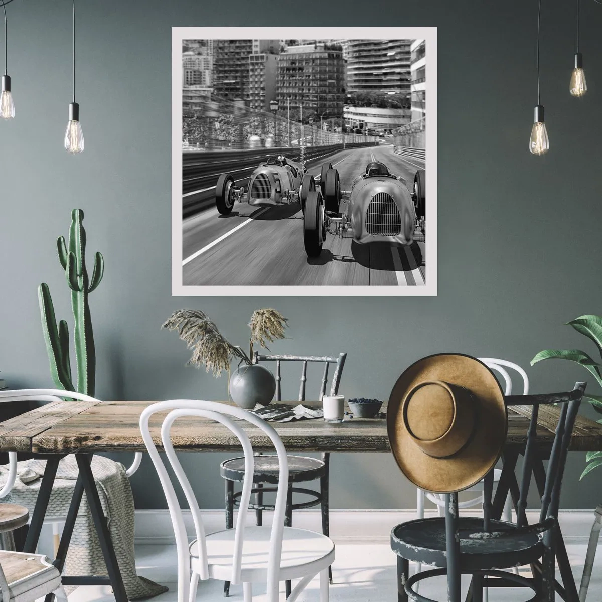 Poster - Tanto tempo fa a Montecarlo - 30x30 cm