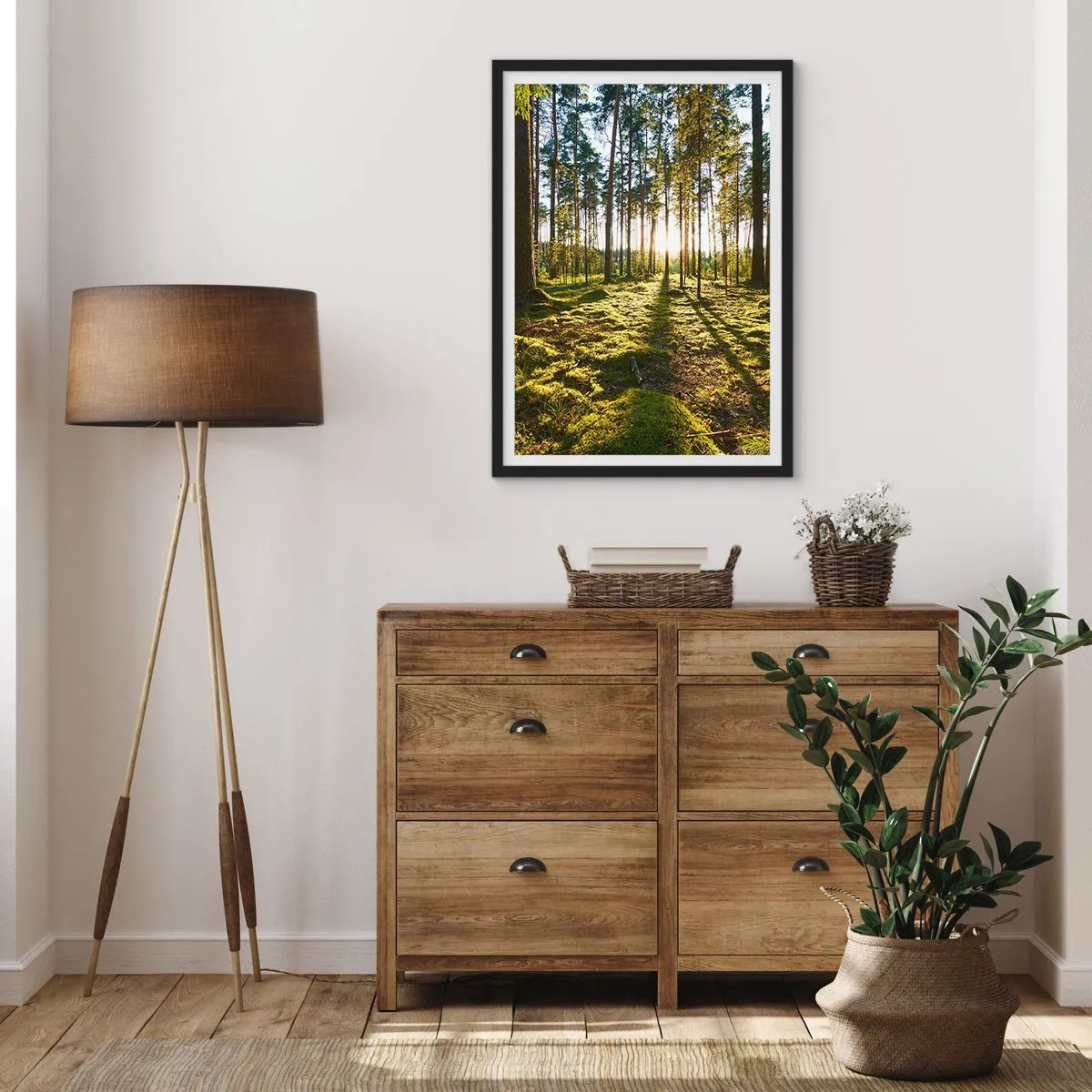 Poster in cornice nera - …dopo sette foreste - 30x40 cm