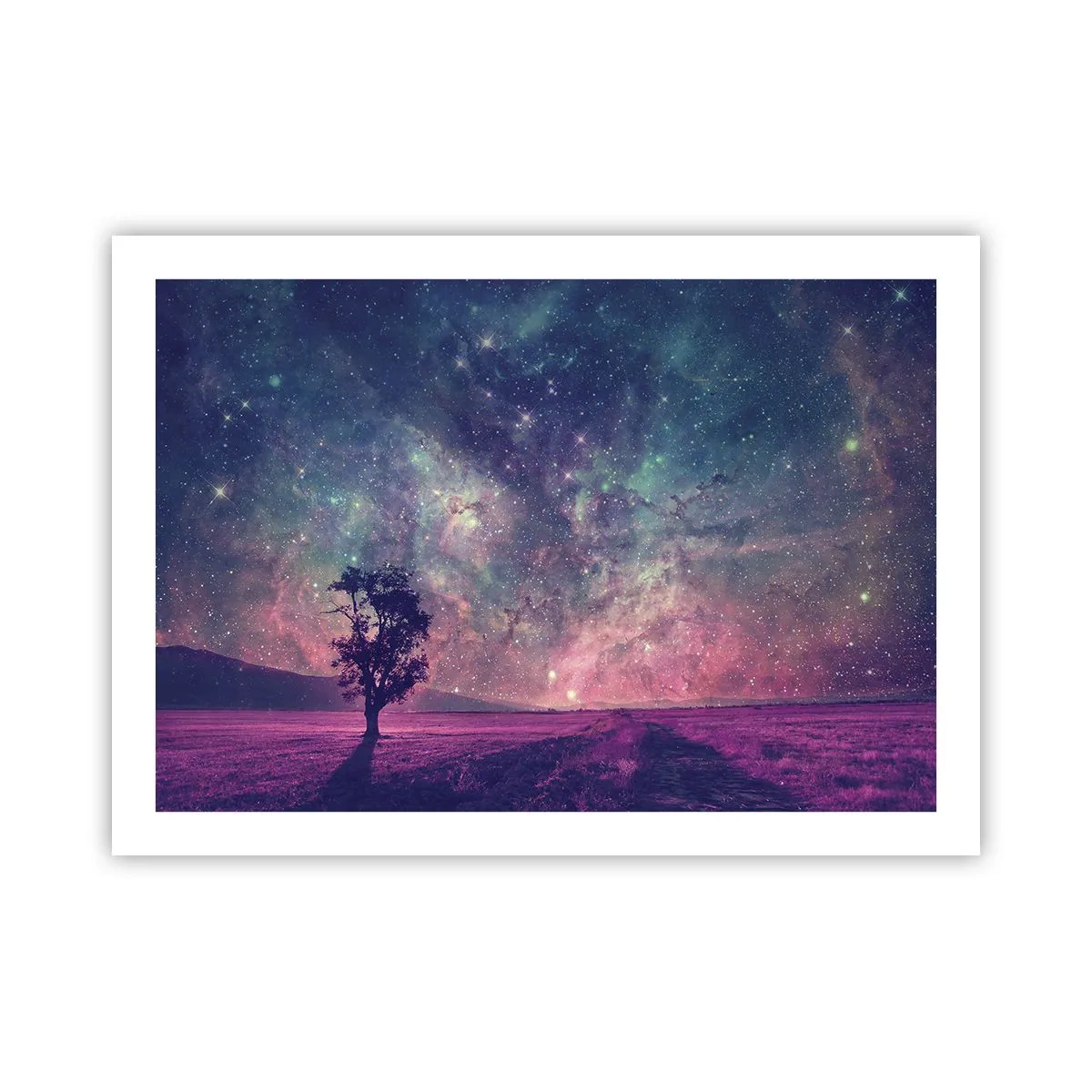 Poster - Sotto un cielo magico - 70x50 cm