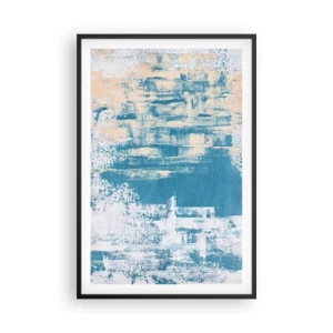 Poster in cornice nera - Attraverso il ghiaccio - 61x91 cm