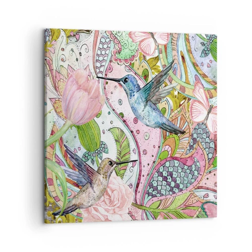 Quadro su tela - Stampe su Tela - Intrecciate nei rami - 50x50 cm