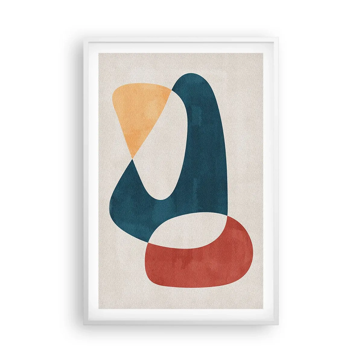 Poster in cornice bianca - Influenze e metamorfosi - 61x91 cm