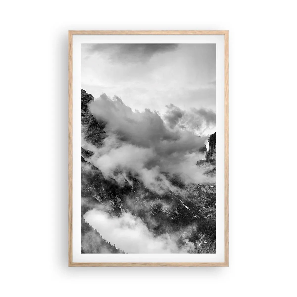 Poster in cornice rovere chiaro - Belli e terribili - 61x91 cm