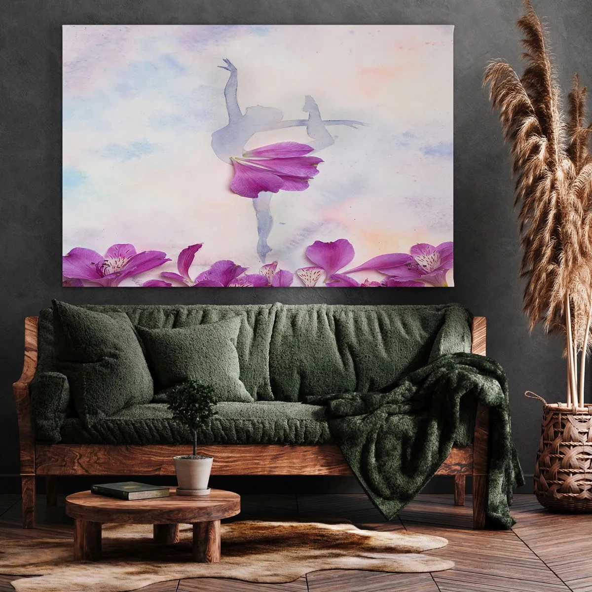 Quadro su tela - Stampe su Tela - Delicata come un fiore - 70x50 cm