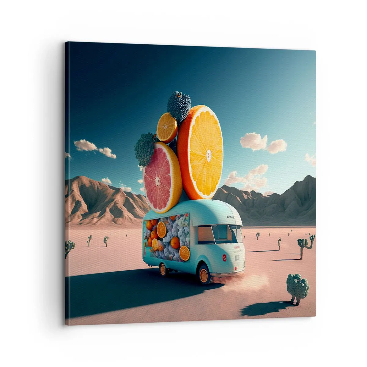 Quadro su tela - Stampe su Tela - Il sapore delle vacanze - 60x60 cm