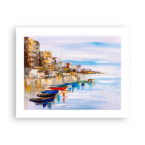 Poster - Molo cittadino multicolore - 50x40 cm