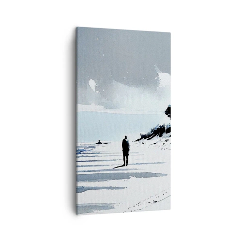 Quadro su tela - Stampe su Tela - Solo con se stesso - 45x80 cm