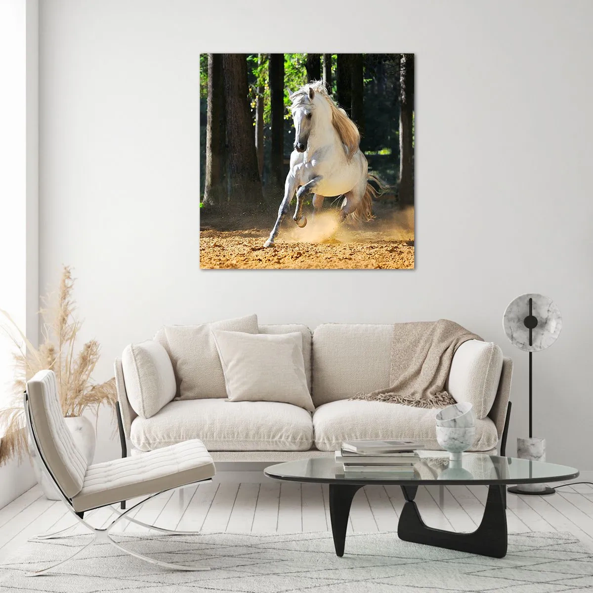 Quadro su vetro - Come nei racconti fantasy - 70x70 cm