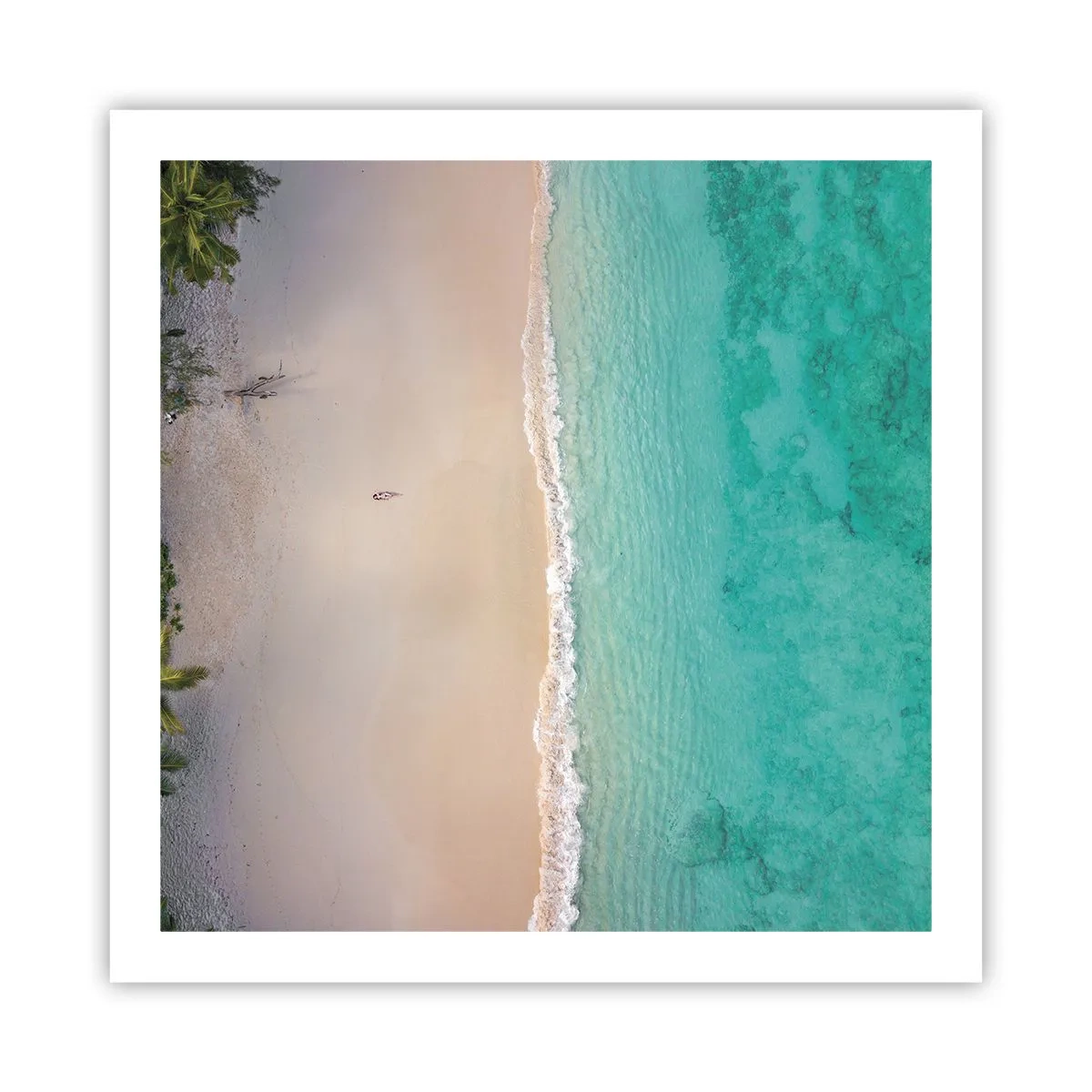 Poster - Spiaggia del paradiso - 60x60 cm
