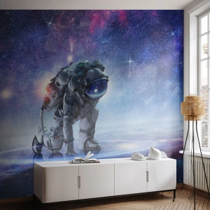 Fotomurali Premium Canvas - Il cielo stellato sopra di me - Cosmonauta, Cosmo, Astronauta - 200x140 cm