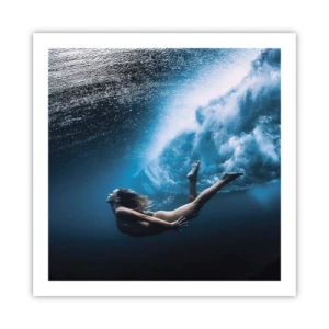 Poster - Moderna sirena - 60x60 cm