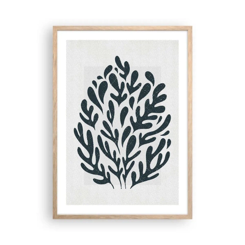 Poster in cornice rovere chiaro - Le forme della natura - 50x70 cm