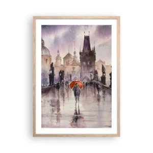 Poster in cornice rovere chiaro - Le persone non cambiano - 50x70 cm