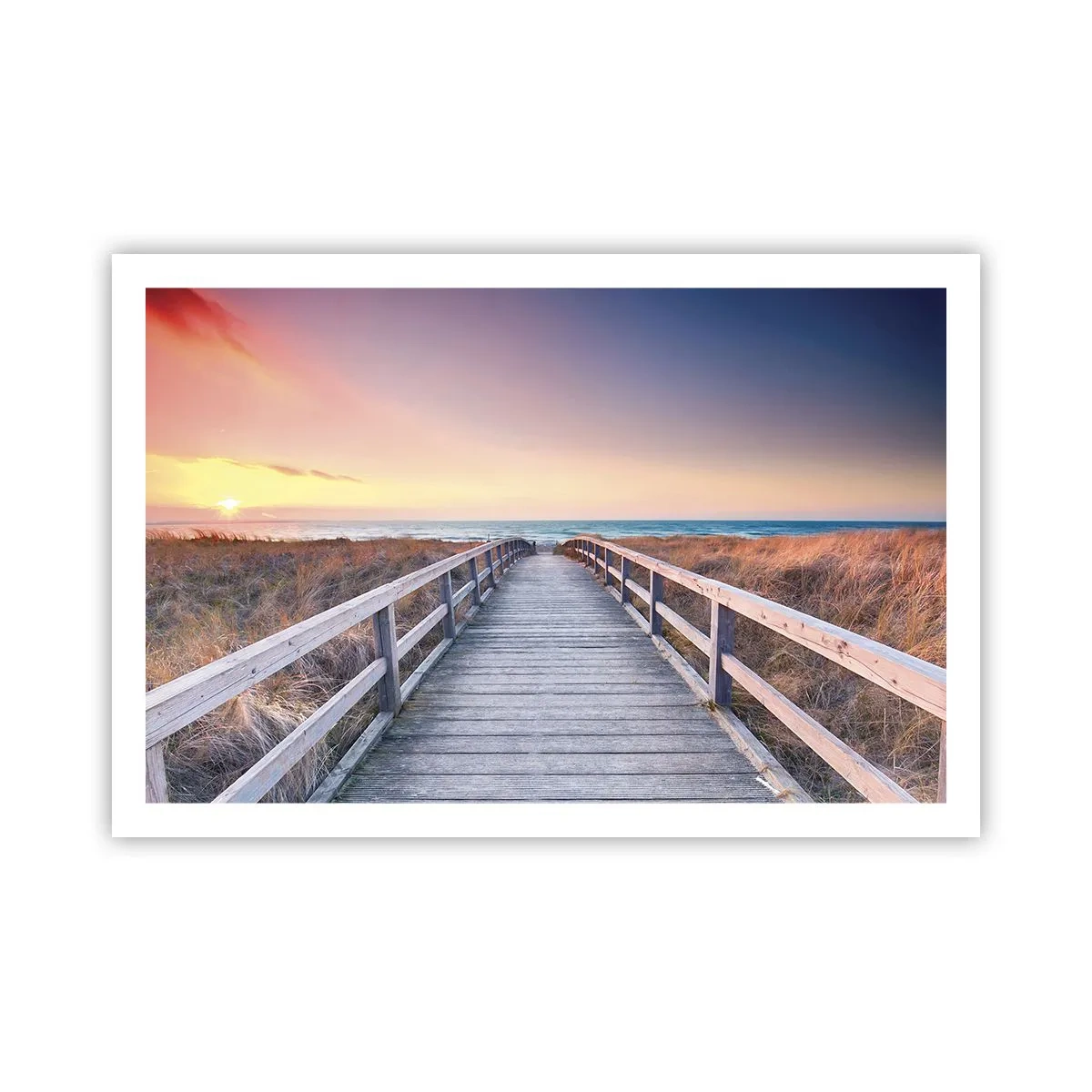 Poster - Aurora serale baltica - 91x61 cm
