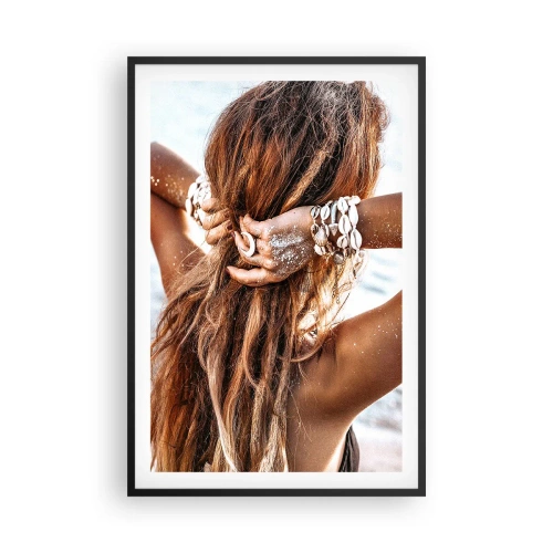 Poster in cornice nera - Sorella dell'acqua e del sole - 61x91 cm