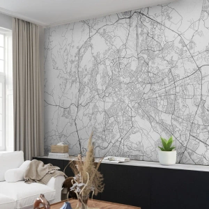Fotomurale su misura Premium Sand - L'anello romano - Città, Mappa della città, Roma