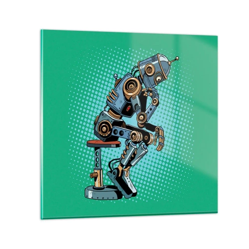 Quadro su vetro - Sull'essenza dell'essere - 30x30 cm