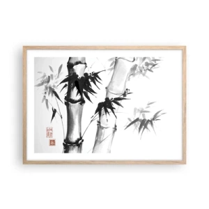 Poster in cornice rovere chiaro - Particolare d'oriente - 70x50 cm