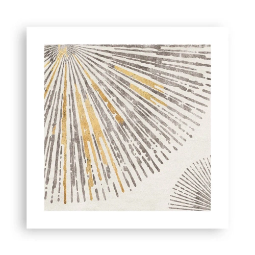 Poster - La bellezza dei raggi - 40x40 cm