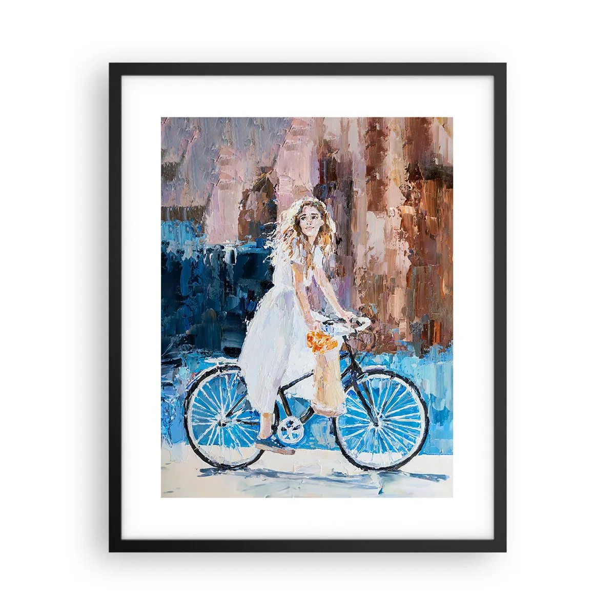 Poster in cornice nera - Gioia mattutina - 40x50 cm