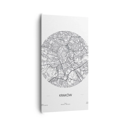 Quadro su tela - Stampe su Tela - Anatomia di Cracovia - 65x120 cm