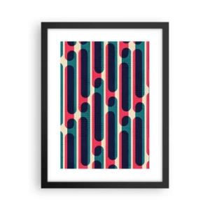 Poster in cornice nera - Avanti fino in fondo - 30x40 cm