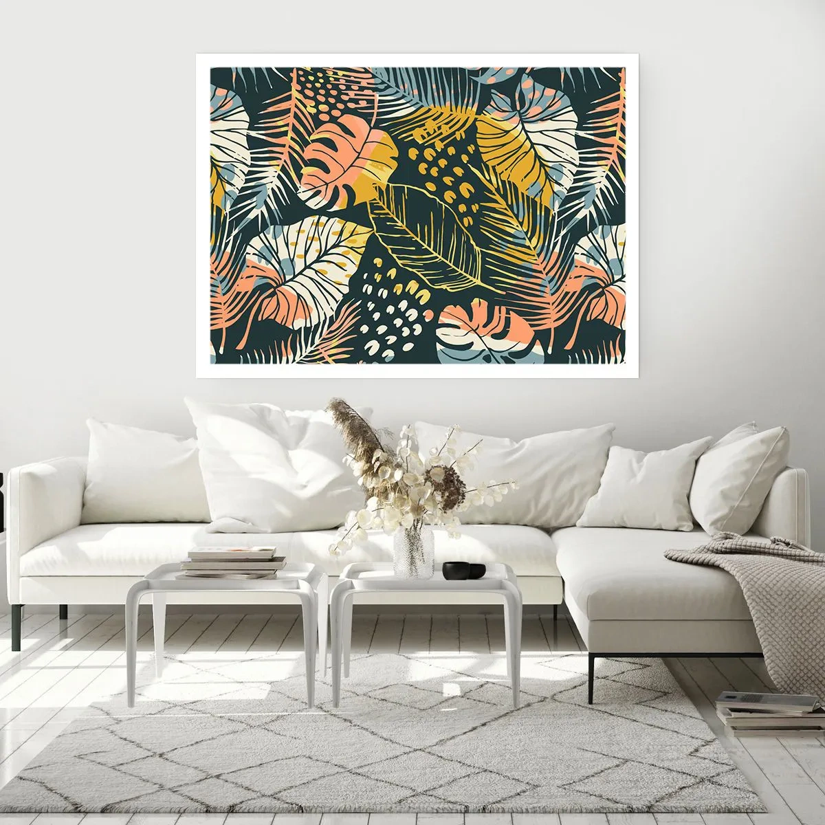 Poster - Fantasia di foglie - 40x30 cm