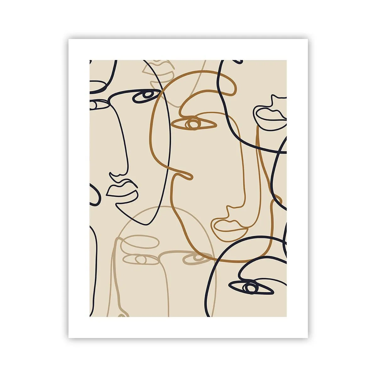 Poster - Ritratto multiplo - 40x50 cm