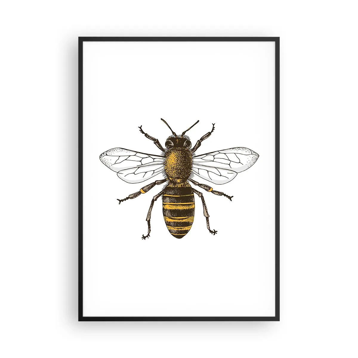 Poster in cornice nera - Bella e buona - 70x100 cm