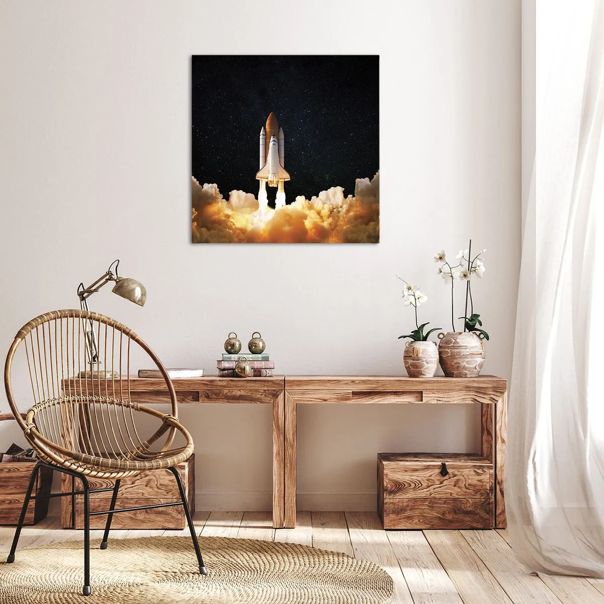 Quadro su tela - Stampe su Tela - Ad astra! - 70x70 cm