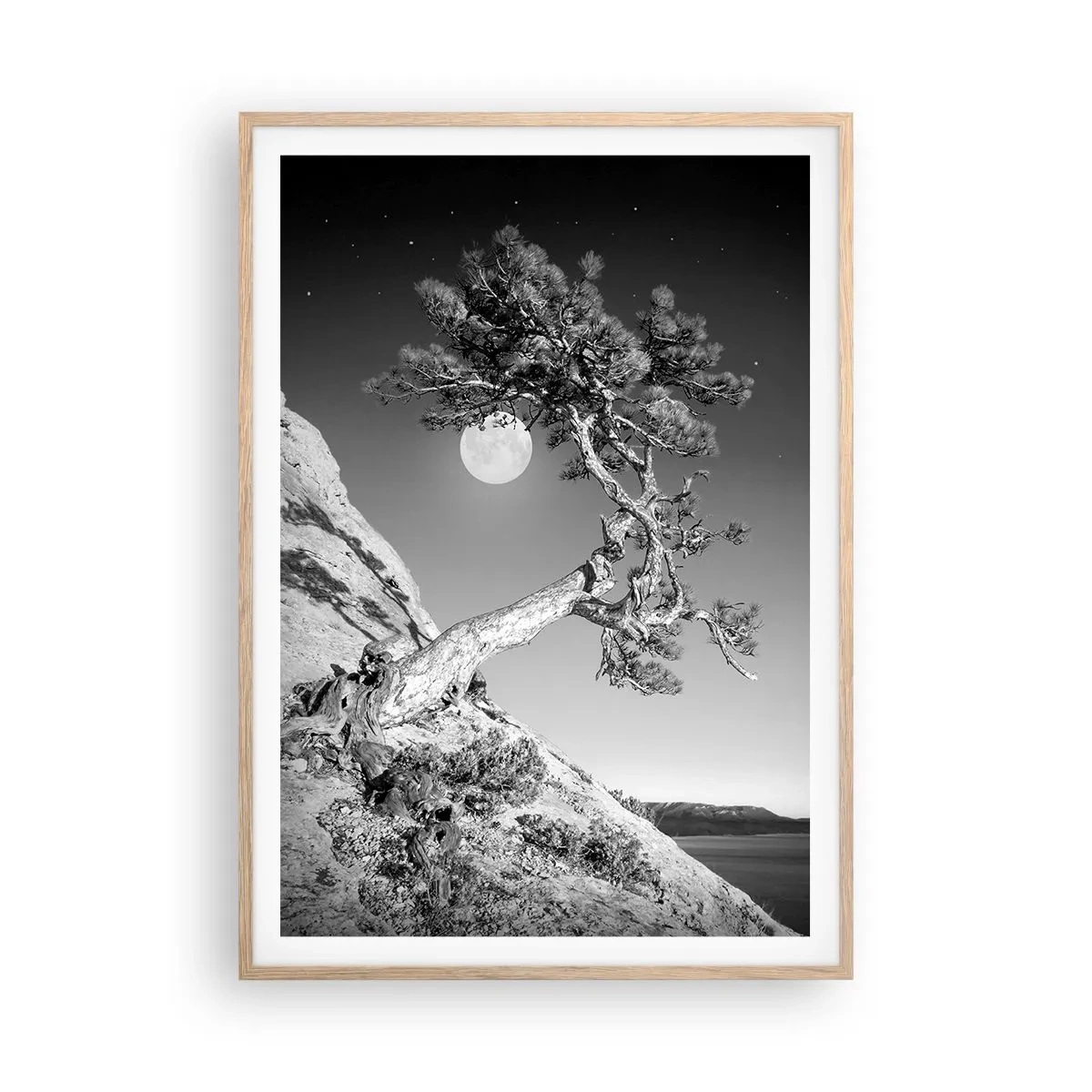 Poster in cornice rovere chiaro - Guerriera vittoriosa  - 70x100 cm